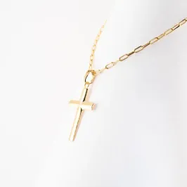 COLAR CORRENTE CARTIER CRUCIFIXO