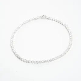 PULSEIRA RIVIERA REDONDA COM ZIRCONIA 2MM