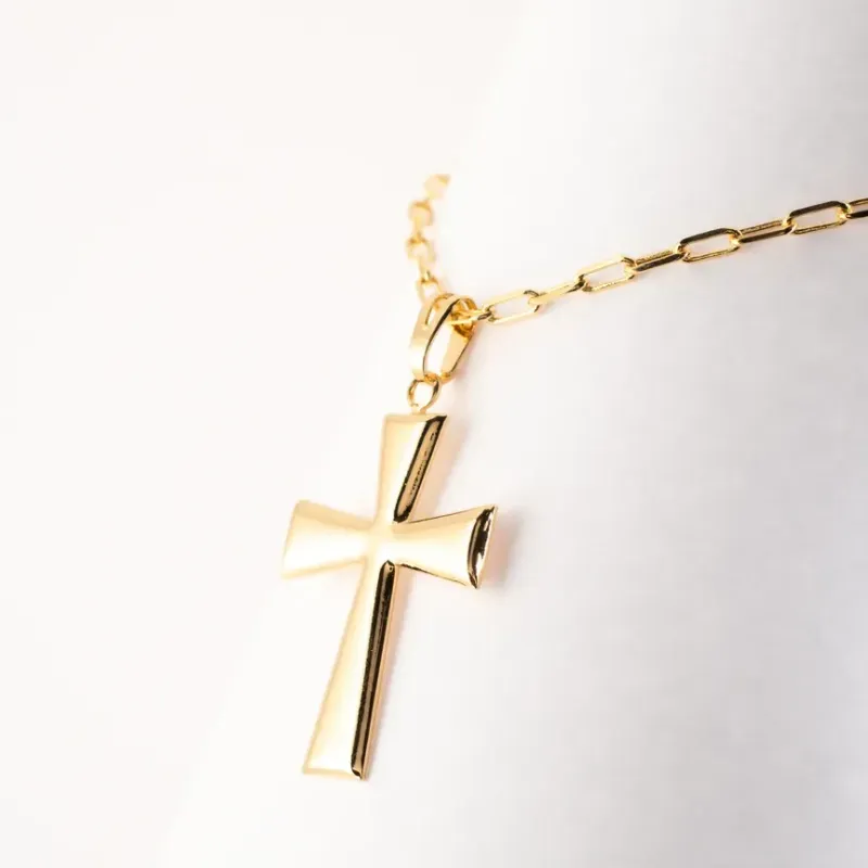 COLAR CORRENTE CARTIER CRUCIFIXO