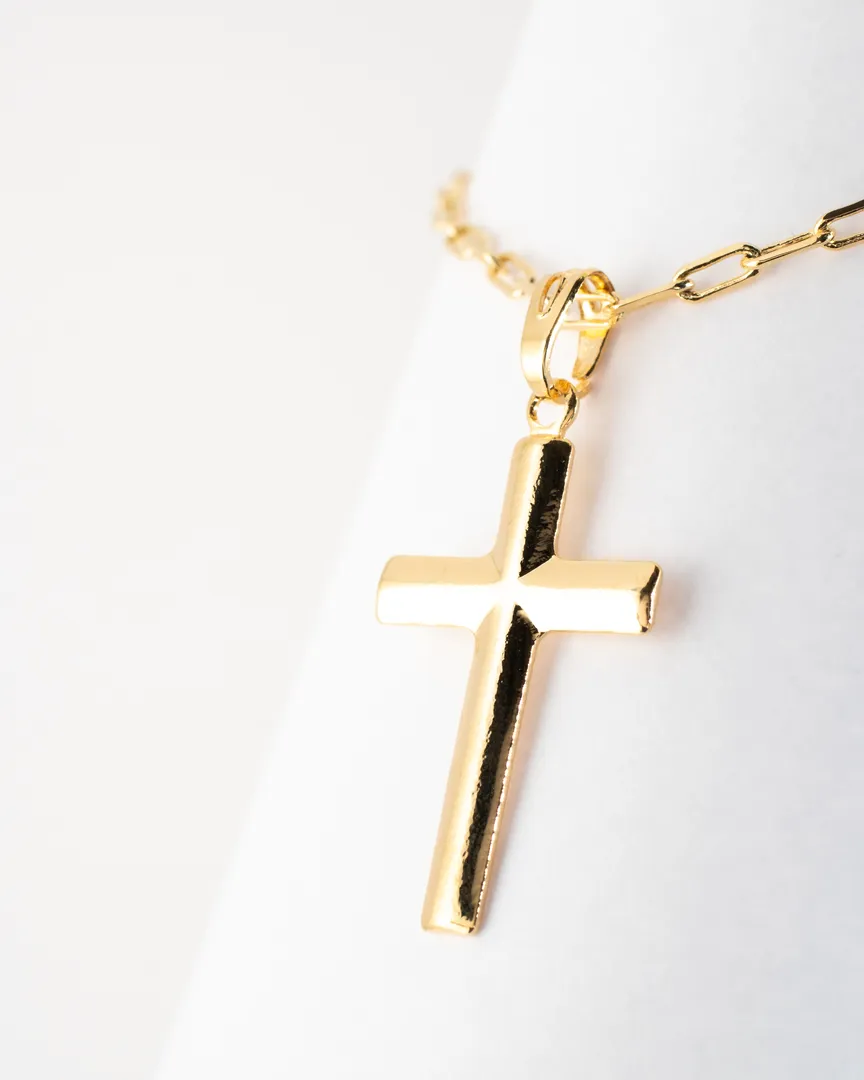 COLAR CORRENTE CARTIER CRUCIFIXO