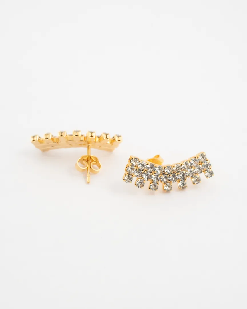 BRINCO EAR CUFF COM PEDRAS