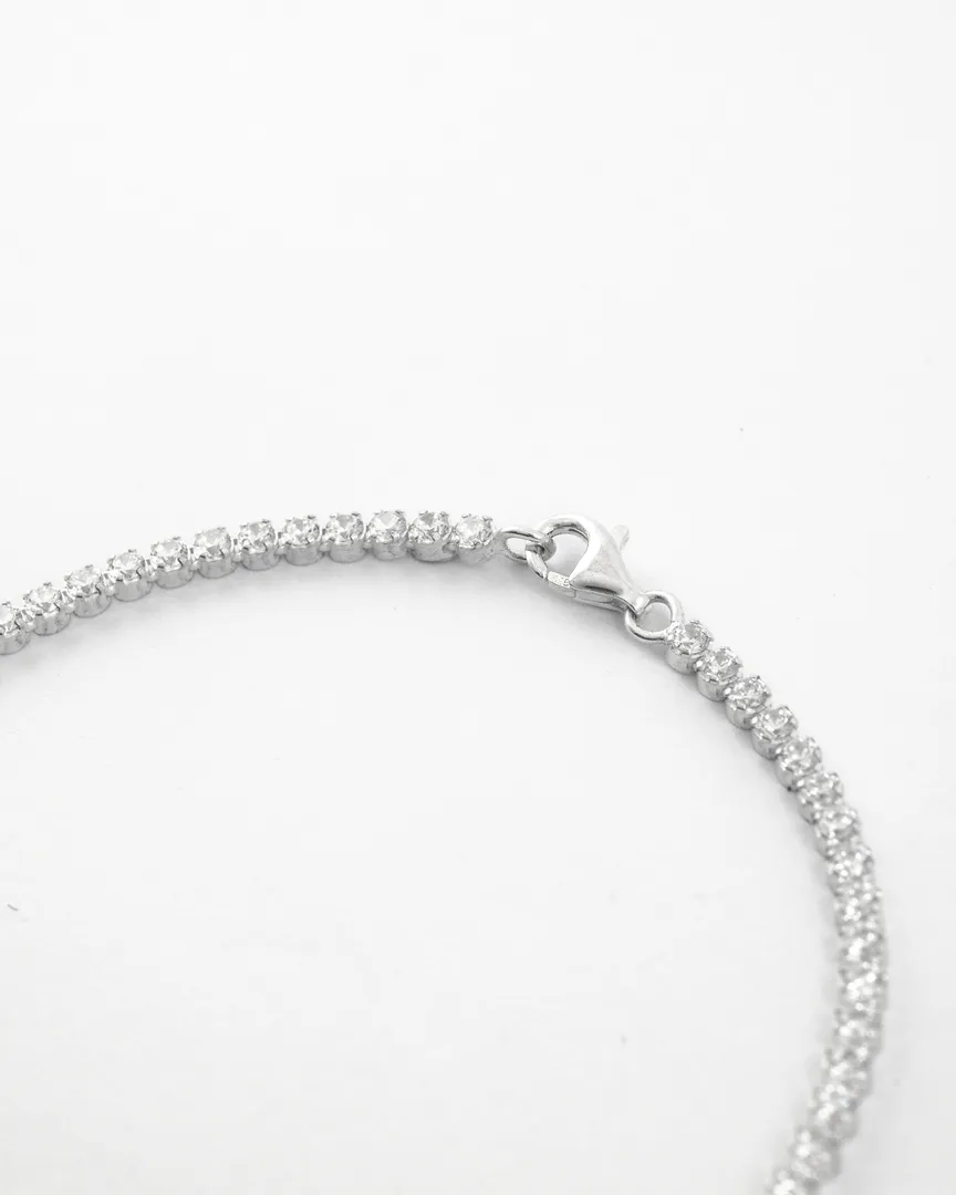 PULSEIRA RIVIERA REDONDA COM ZIRCONIA 2MM