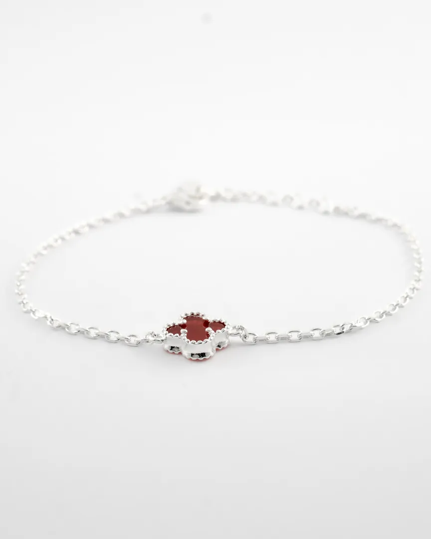 PULSEIRA VANCLEEF TREVO VERMELHO